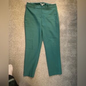 Sophisticated White House Black Market Jade Trousers, Size 8